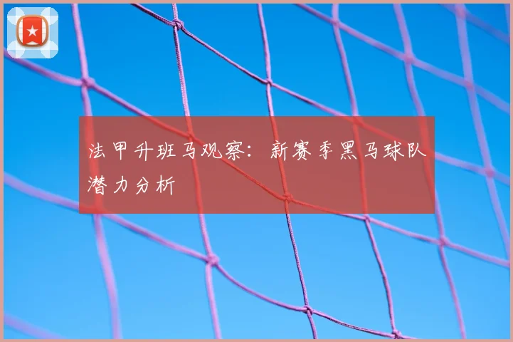 法甲升班马观察：新赛季黑马球队潜力分析